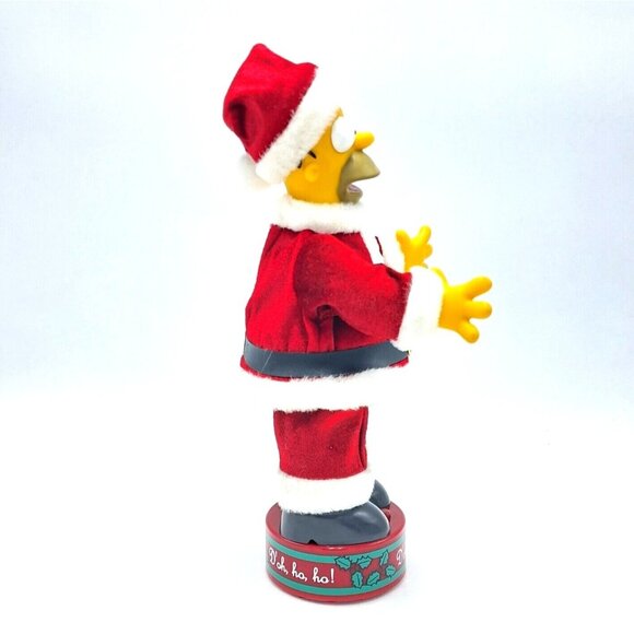 Simpsons 2002 Gemmy 12" Singing Dancing Talking Santa Homer Simpson – Working - Picture 4 of 5